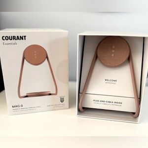 Courant Elegant Wireless Charging Stand - Rose Gold